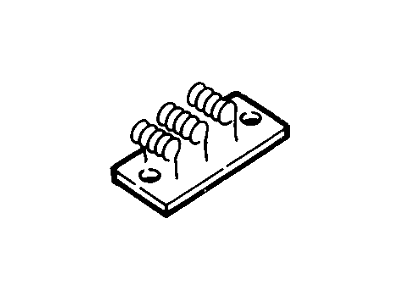 1991 Ford Probe Blower Motor Resistor - E92Z-19A706-A