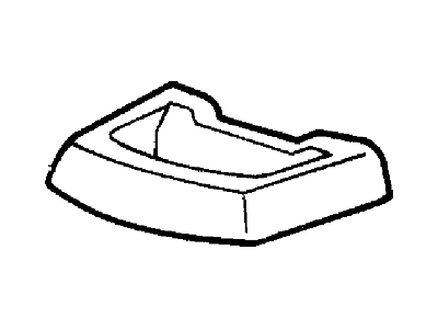 2000 Ford F-250 Super Duty Center Console Base - F81Z-2504567-AAC