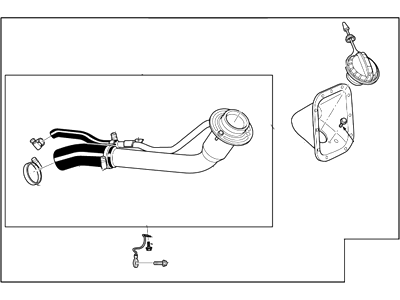 Ford 2C2Z-9034-DA Pipe - Fuel Filler