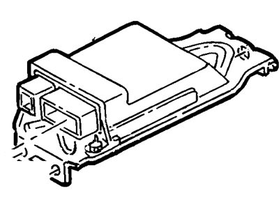 2001 Ford Mustang Air Bag Control Module - XR3Z-14B321-AA