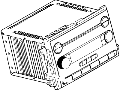 Ford EC2Z-18C869-AA Receiver Assembly - Radio