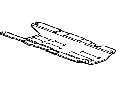 2004 Ford Taurus Oil Pan Baffle - 2F1Z-6687-AA