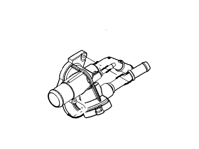 2009 Mercury Milan Thermostat Housing - 8M8Z-8A586-D