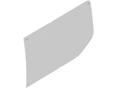 Ford EK4Z-6129711-H Glass - Quarter Window