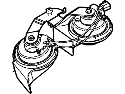 Ford 6L2Z-13832-AA Horn Assembly