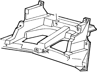 Ford F5OY5406158A Bracket