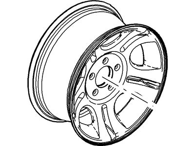 Ford 7L5Z-1007-A Wheel Assembly