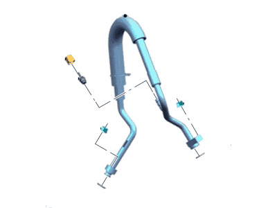 2022 Ford Mustang A/C Hose - JR3Z-19D742-A