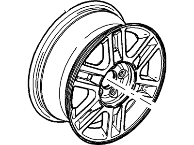 Mercury Monterey Spare Wheel - 6F2Z-1007-E