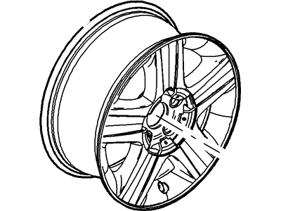 Ford 6F2Z-1007-K Wheel Assembly