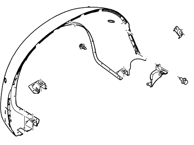 Ford F-350 Super Duty Fender - BC3Z-16312-BPTM