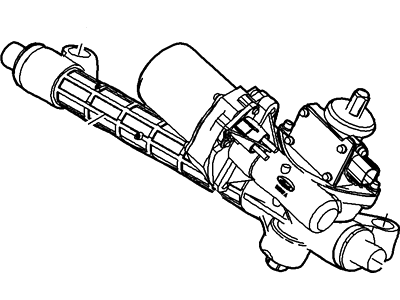 2006 Ford Escape Steering Gear Box - 6M6Z-3504-AA