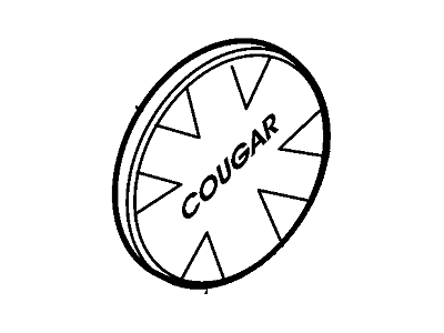 2002 Mercury Cougar Wheel Cover - 98BZ-1130-FB