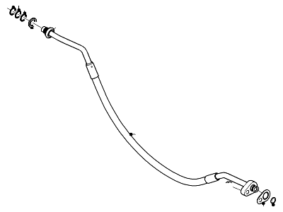 Ford 6W7Z-19835-BA Tube Assembly