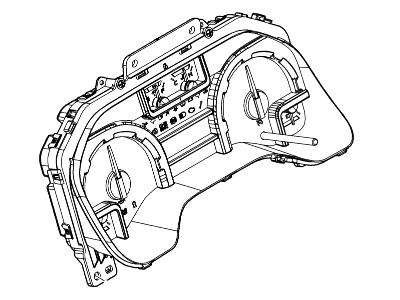 Ford E-150 Instrument Cluster - 9C2Z-10849-E
