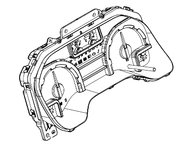 2015 Ford E-450 Super Duty Speedometer - EC2Z-10849-AA