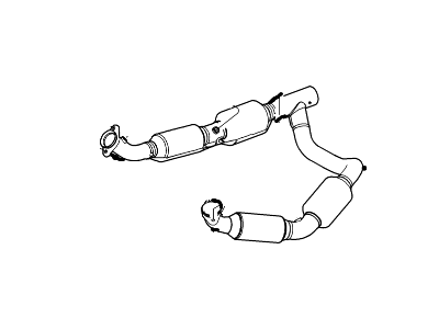 2007 Ford E-450 Super Duty Catalytic Converter - 7C2Z-5F250-A