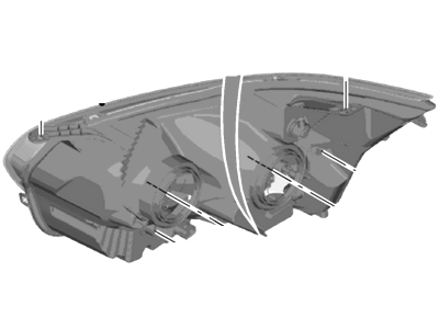 Ford CK4Z-13008-B Headlamp Assembly