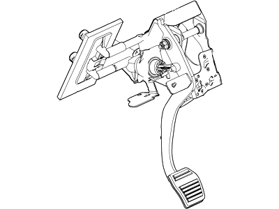 Ford 5S4Z-2455-BA Pedal Assembly - Brake