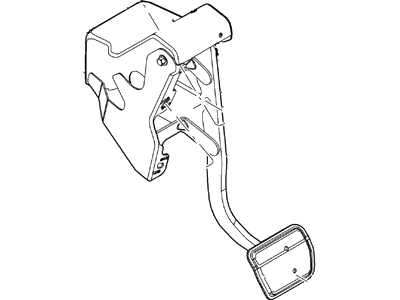 Ford 9L3Z-2455-D Pedal Assembly - Brake