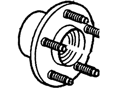 1992 Mercury Cougar Wheel Hub - F3SZ-1109-A