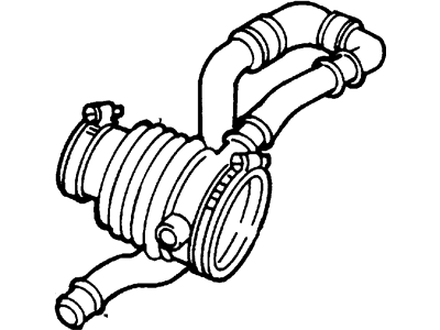 1999 Ford Contour Air Intake Coupling - XS7Z9B659AA
