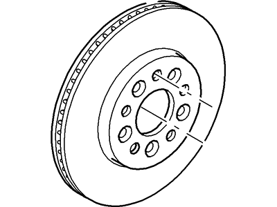 Ford Freestar Brake Disc - 5U2Z-1V125-C