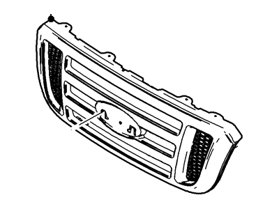 Ford 6L5Z-8200-BAB Grille Assembly - Radiator