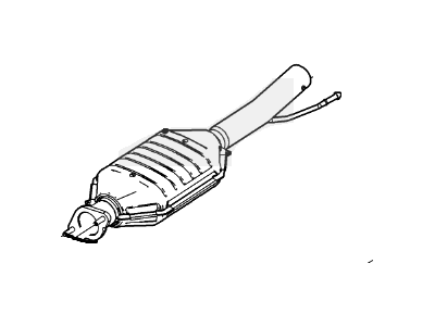 Ford Escape Catalytic Converter - 6M6Z-5E212-A