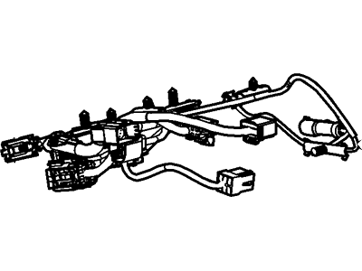 Ford 4L3Z-14A699-EA Wire Assy - Motor Seat Adjuster