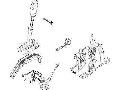 Mercury Mountaineer Automatic Transmission Shifter - 6L2Z-7210-Y