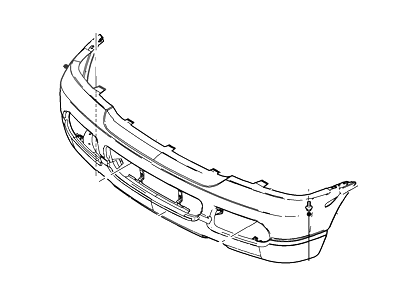 Ford Explorer Bumper - 2L2Z-17D957-SAPTM