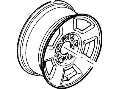 Ford 4L1Z-1015-BA Wheel Assembly