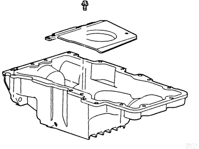 2002 Mercury Sable Oil Pan - 2F1Z-6675-BA