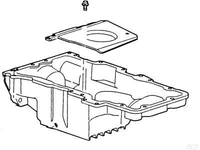 2003 Mercury Sable Oil Pan - 2F1Z-6675-BA