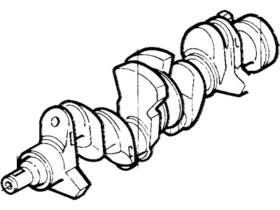 1987 Mercury Grand Marquis Crankshaft - E3AZ-6303-B