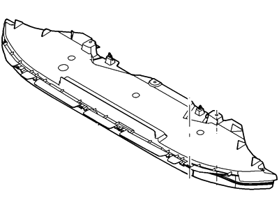 Ford BR3Z-17626-B Deflector - Stone