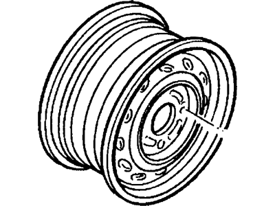 1999 Ford Taurus Spare Wheel - E9AZ-1007-B