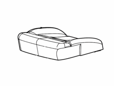 4L3Z-1862900-PAA Ford Seat Cushion Cover Assembly Illustration 1 of 1