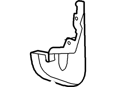 2001 Ford Focus Mud Flaps - YS4Z-16A550-AA