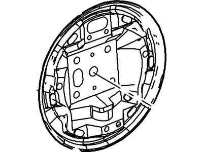 Ford 9S4Z-2211-A Brake Back Plate Assembly