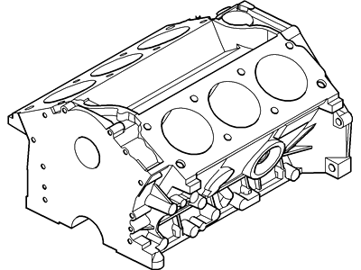 Ford 6F1Z-6009-AA Cylinder Block