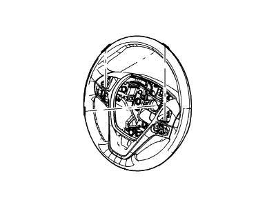 Ford DG1Z-3600-HA Steering Wheel Assembly