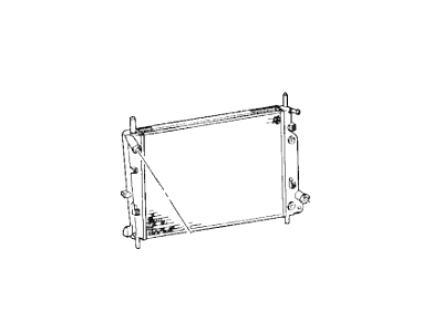 1995 Mercury Mystique Radiator - F5RZ-8005-AB