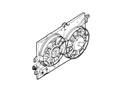 Mercury Mystique Engine Cooling Fan - F6RZ-8C607-KB