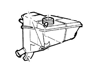 Ford F8RZ-8A080-EC Tank Assembly - Radiator Overflow