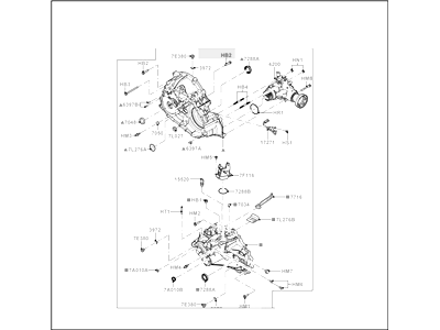 Ford 7L8Z-7003-B Transmission Assembly