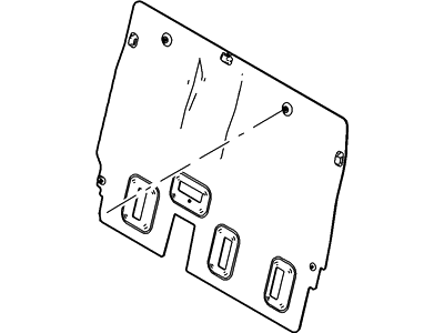 Ford 5F9Z-7460508-BA Panel Assembly - Back