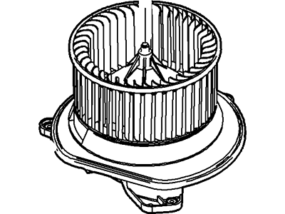Ford Focus Blower Motor - 8S4Z-19805-A