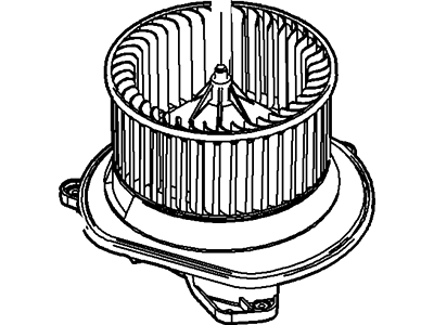 Ford 9S4Z-19805-D Fan And Motor Assembly